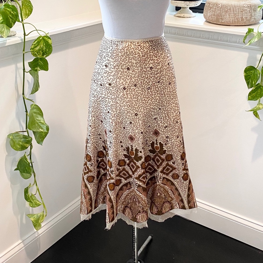 Elie Tahari beaded skirt